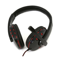 Freestyle Gaming Stereo USB Headset, Flexible Microphone Boom, Soft headband and ear cushions, USB-A, cable 2.3m, Black