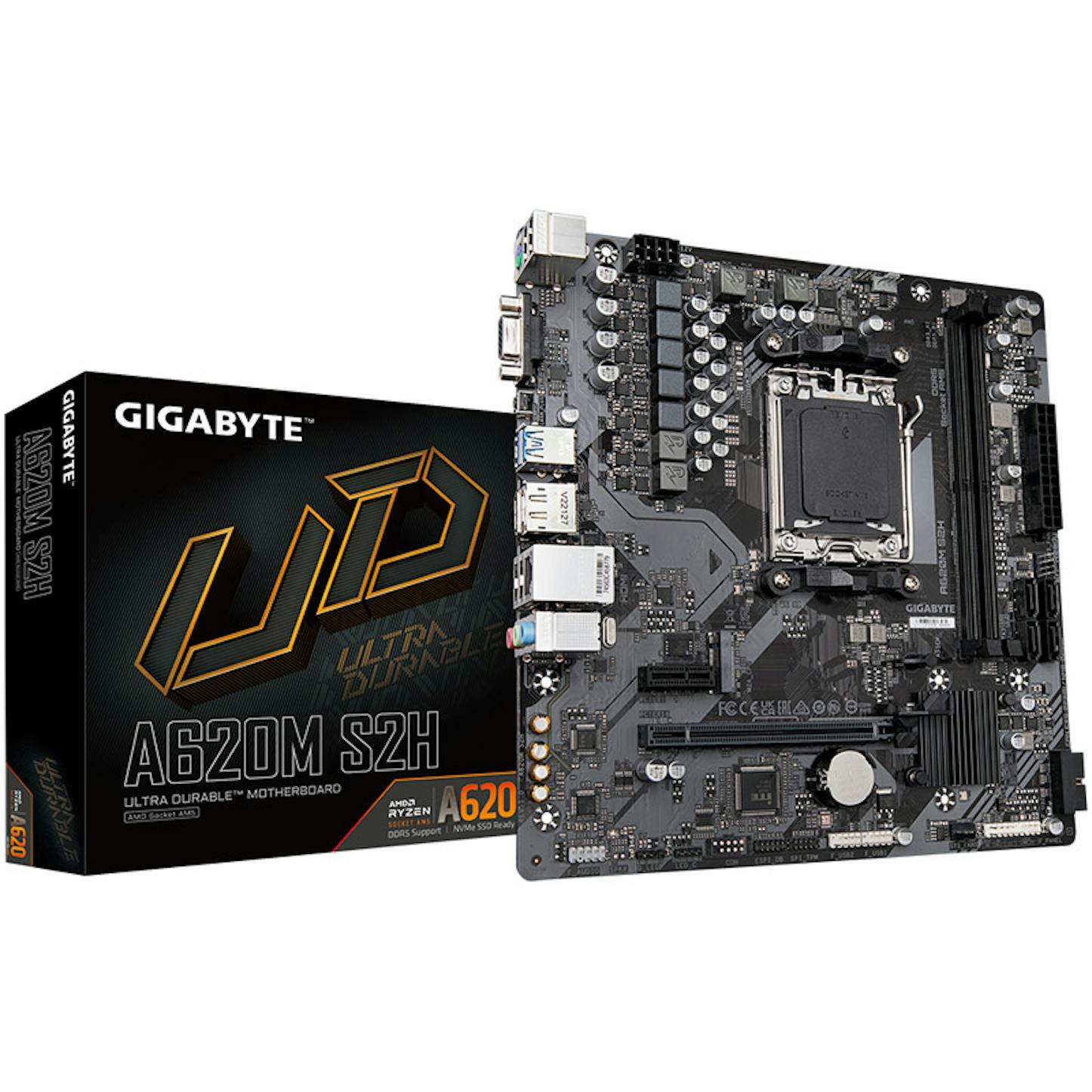 Gigabyte A620M S2H (Socket AM5) DDR5 Micro-ATX Motherboard