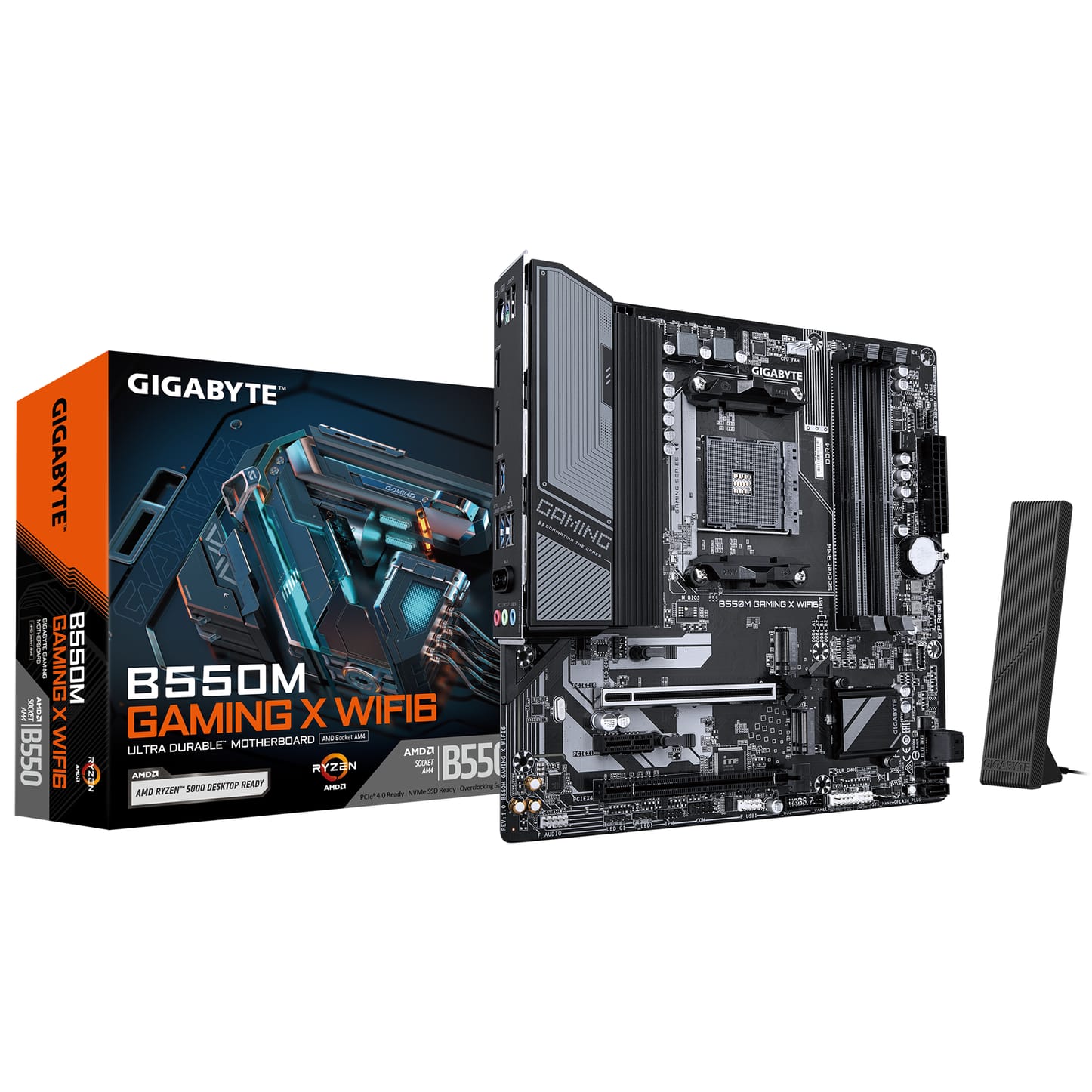 Gigabyte B550M GAMING X WIFI6 (Socket AM4) DDR4 Micro-ATX Motherboard