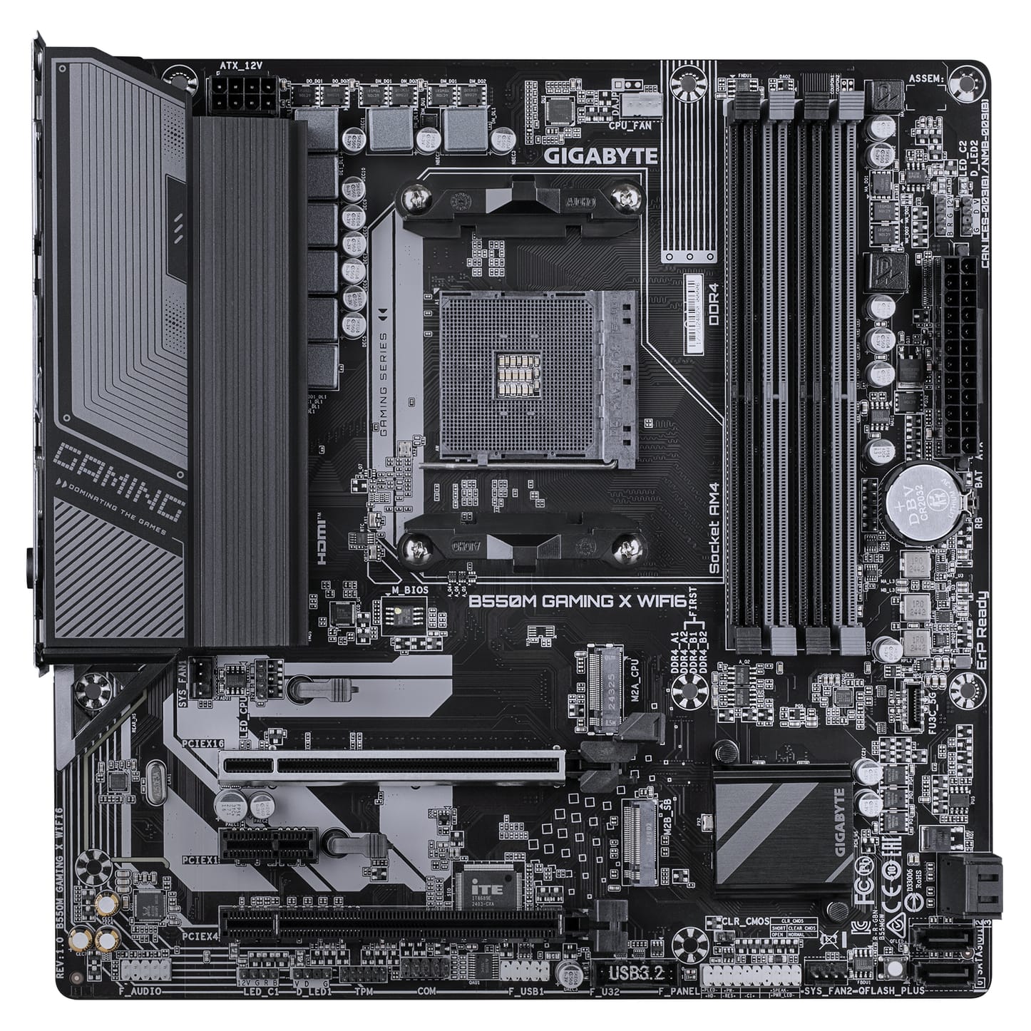 Gigabyte B550M GAMING X WIFI6 (Socket AM4) DDR4 Micro-ATX Motherboard