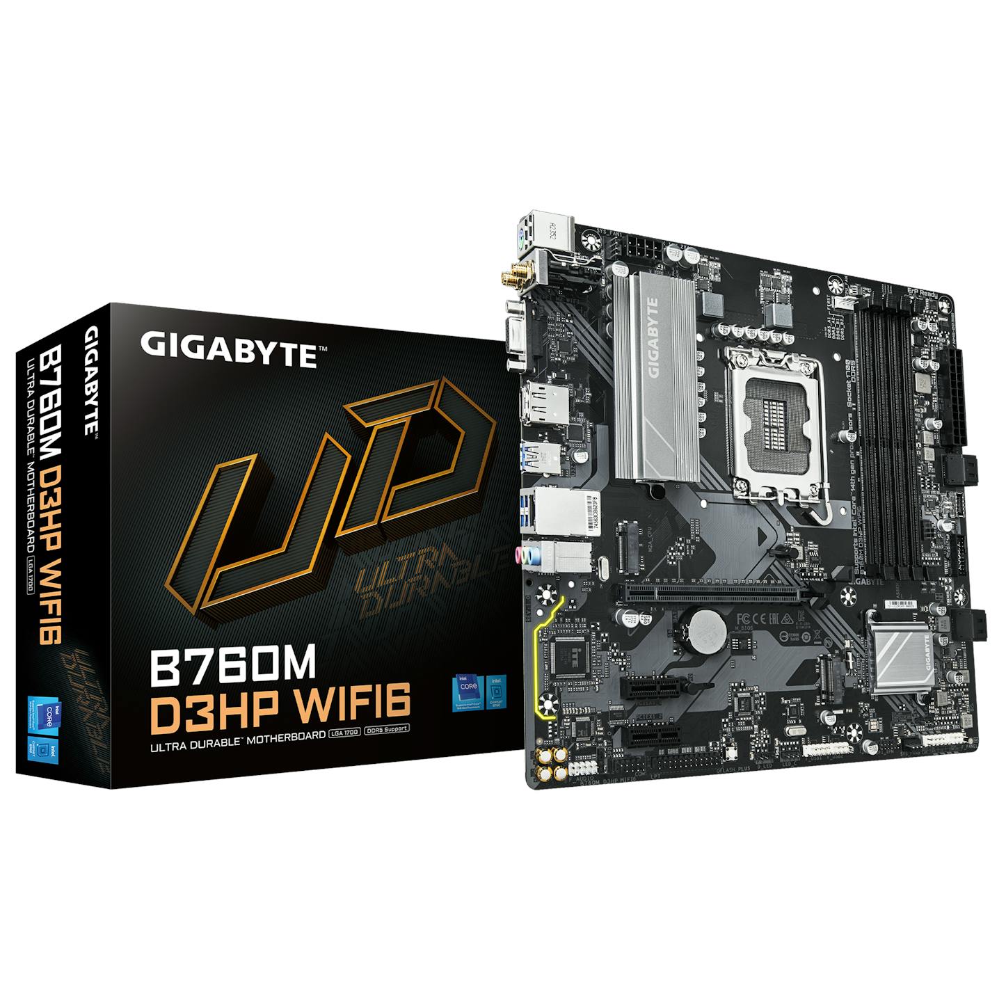 Gigabyte B760M D3HP WIFI6 (LGA 1700) DDR5 Micro-ATX Motherboard