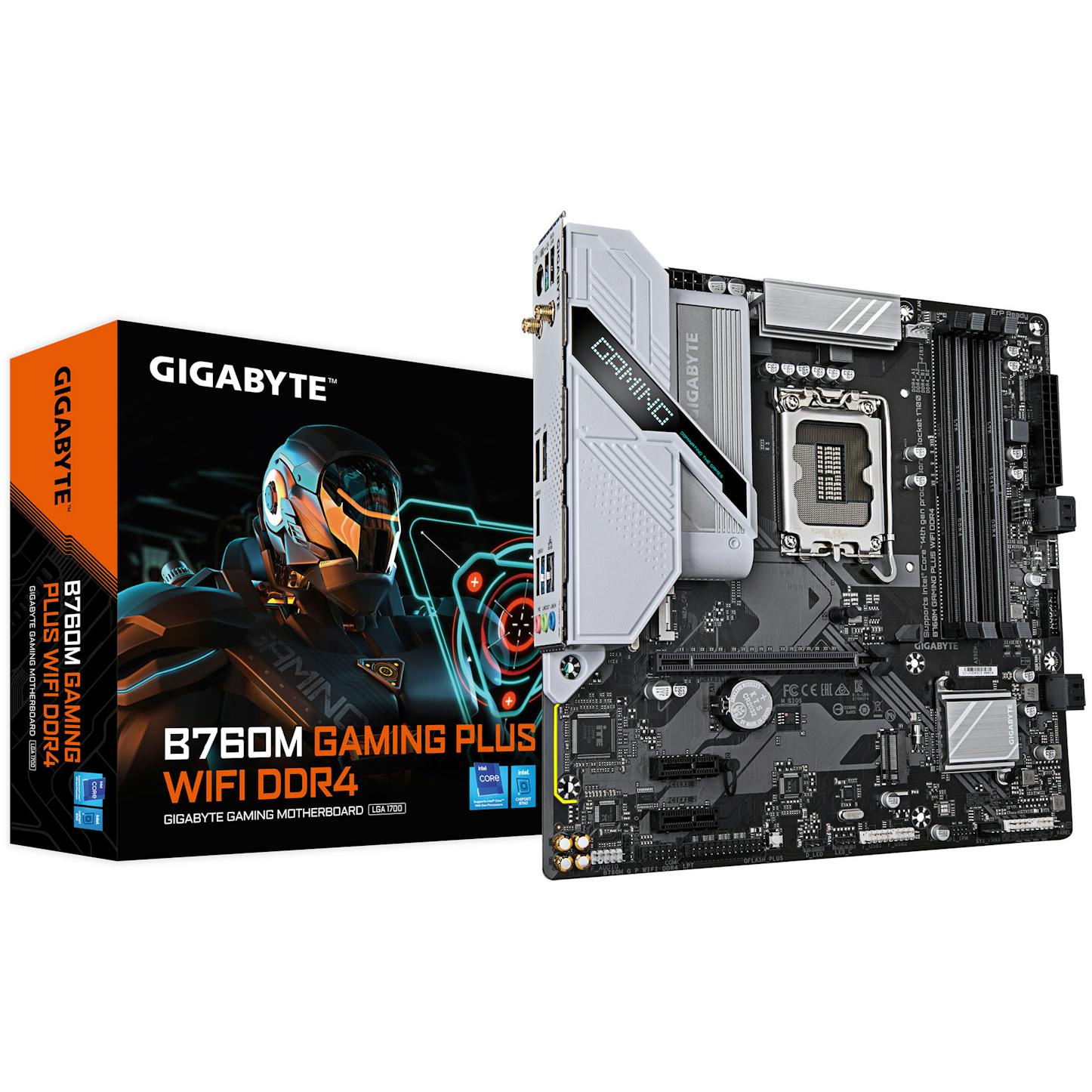 Gigabyte B760M GAMING PLUS WIFI DDR4 (LGA 1700) DDR4 Micro-ATX Motherboard