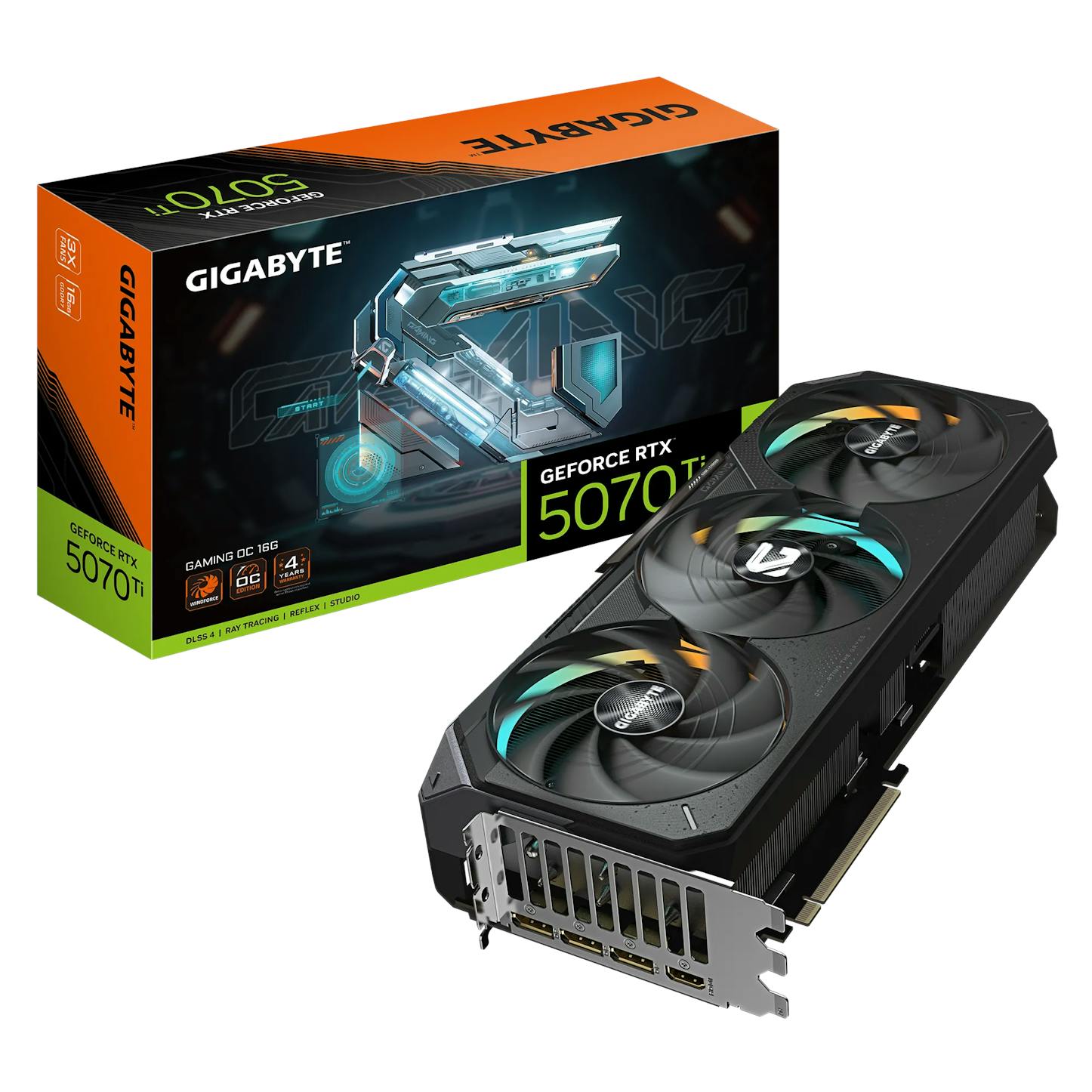 Gigabyte GeForce RTX 5070 Ti Gaming OC 16GB GDDR7 PCI-Express Graphics Card