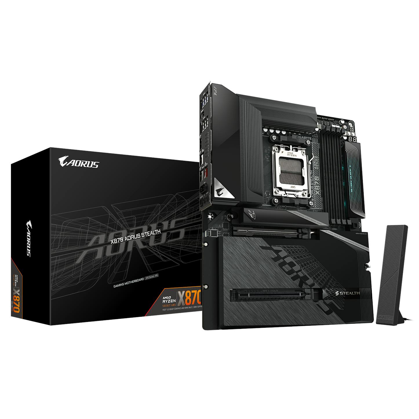 Gigabyte X870 Aorus Stealth (Socket AM5) DDR5 ATX Motherboard