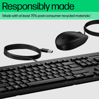 HP 225 Wired Mouse and Keyboard Combo G2
