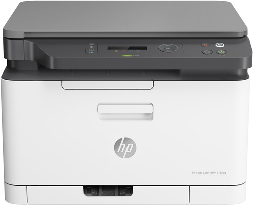 HP Color Laser Laser 178nw Wireless Multifunction Color Printer, Copier, Scanner; Duplex