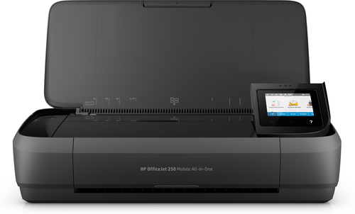 HP OfficeJet 250 Mobile All-in-One Printer, Color, Printer for Small office, Print, copy, scan, 10-sheet ADF