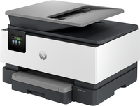HP OfficeJet Pro 9120b All-in-One Printer, Color, Printer for Home and home office, Print, copy, scan, fax, Wireless; Two-sided printing; Two-sided scanning; Scan to email; Scan to pdf; Fax; Front USB flash drive port; Touchscreen; Print from phone or tab