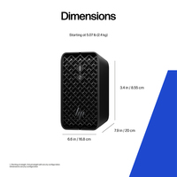 HP Z2 Mini G1a Workstation Desktop PC Copilot+ PC Windows 11 Pro Mini PC Black