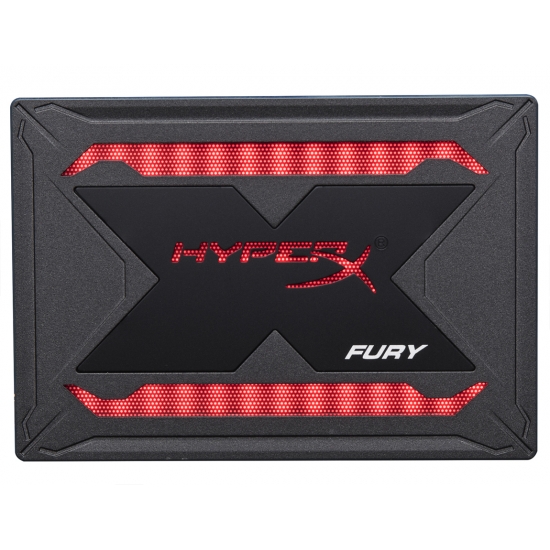 HyperX 240GB Fury RGB SSD 2.5 Inch 7mm, SATA 3.0 (6Gb/s), 550MB/s R, 480MB/s W (Bundle)