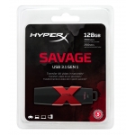 HyperX 128GB Savage Flash Drive USB 3.1, Gen1, 350MB/s