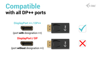 i-tec Passive DisplayPort to HDMI Adapter (max 4K/30Hz)
