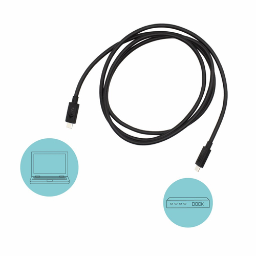 StarTechcom Cavo Thunderbolt 3 da 80 cm 40Gbps 100W PD 4K/5K