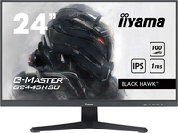 iiyama G-MASTER Get ahead with the G2445HSU Black Hawk monitor with IPS Panel Technology and 1ms MPRT