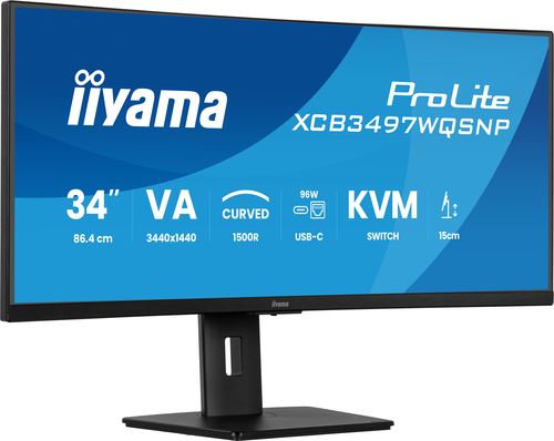 iiyama ProLite XCB3497WQSNP-B1 computer monitor 86.4 cm (34