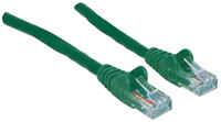 Intellinet Network Patch Cable, Cat6, 20m, Green, CCA, U/UTP, PVC, RJ45, Gold Plated Contacts, Snagless, Booted, Lifetime Warranty, Polybag