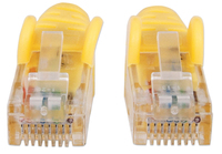 Intellinet Network Patch Cable, Cat6, 20m, Yellow, CCA, U/UTP, PVC, RJ45, Gold Plated Contacts, Snagless, Booted, Lifetime Warranty, Polybag