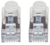 Intellinet Network Patch Cable, Cat6, 20m, Grey, Copper, S/FTP, LSOH / LSZH, PVC, RJ45, Gold Plated Contacts, Snagless, Booted, Lifetime Warranty, Polybag