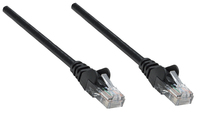 Intellinet Network Patch Cable, Cat6A, 20m, Black, Copper, S/FTP, LSOH / LSZH, PVC, RJ45, Gold Plated Contacts, Snagless, Booted, Lifetime Warranty, Polybag