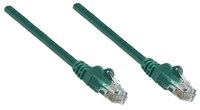 Intellinet Network Patch Cable, Cat6, 1.5m, Green, CCA, U/UTP, PVC, RJ45, Gold Plated Contacts, Snagless, Booted, Lifetime Warranty, Polybag