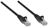 Intellinet Network Patch Cable, Cat6, 5m, Black, CCA, U/UTP, PVC, RJ45, Gold Plated Contacts, Snagless, Booted, Lifetime Warranty, Polybag