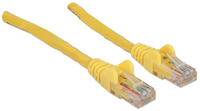 Intellinet Network Patch Cable, Cat6A, 30m, Yellow, Copper, S/FTP, LSOH / LSZH, PVC, RJ45, Gold Plated Contacts, Snagless, Booted, Lifetime Warranty, Polybag