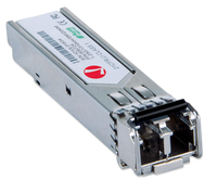 Intellinet Transceiver Module Optical, Gigabit Ethernet SFP Mini-GBIC, 1000Base-Lx (LC) Single-Mode Port, 20km, MSA Compliant, Equivalent to Cisco GLC-LH-SM, Three Year Warranty