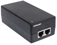 Intellinet Gigabit Ultra PoE+ Injector, 1 x 60 W Port, IEEE 802.3bt and IEEE 802.3at/af Compliant, Plastic Housing (UK Power Cord)
