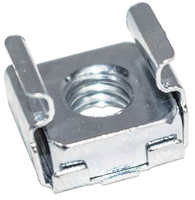 Intellinet Cage Nut Set (50 Pack), M6 Nuts, Bolts and Washers, Suitable for Network Cabinets/Server Racks, Plastic Storage Jar, Lifetime Warranty