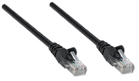Intellinet Network Patch Cable, Cat5e, 20m, Black, CCA, U/UTP, PVC, RJ45, Gold Plated Contacts, Snagless, Booted, Lifetime Warranty, Polybag