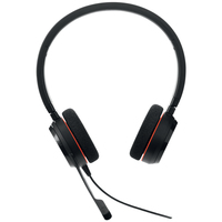 Jabra Evolve 20 Headset Wired Head-band Office/Call center USB Type-C / USB Type-A Black