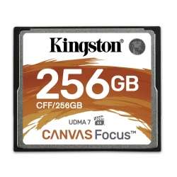 Kingston Canvas Focus 256GB Compact Flash (CF) Card 150MB/s R, 130MB/s W