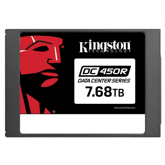 Kingston 7.68TB (7680GB) DC450R SSD 2.5 Inch 7mm, SATA 3.0 (6Gb/s), 560MB/s R, 504MB/s W