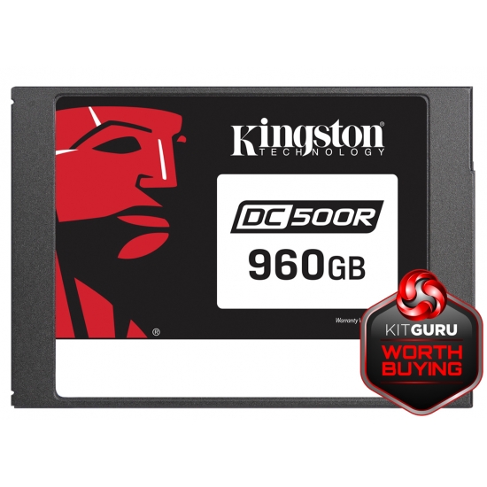 Kingston 960GB DC500R SSD 2.5 Inch 7mm, SATA 3.0 (6Gb/s), 555MB/s R, 525MB/s W