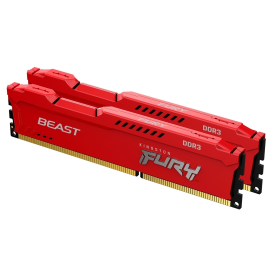 Kingston Fury Beast KF318C10BRK2/16 16GB (8GB x2) DDR3 1866Mhz Non ECC DIMM