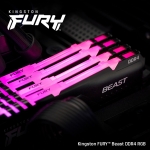 Kingston Fury Beast RGB KF437C19BB1A/16 16GB DDR4 3733Mhz Non ECC DIMM
