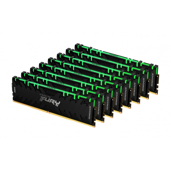 Kingston Fury Renegade RGB KF432C16RBAK8/256 256GB (32GB x8) DDR4 3200Mhz Non ECC DIMM