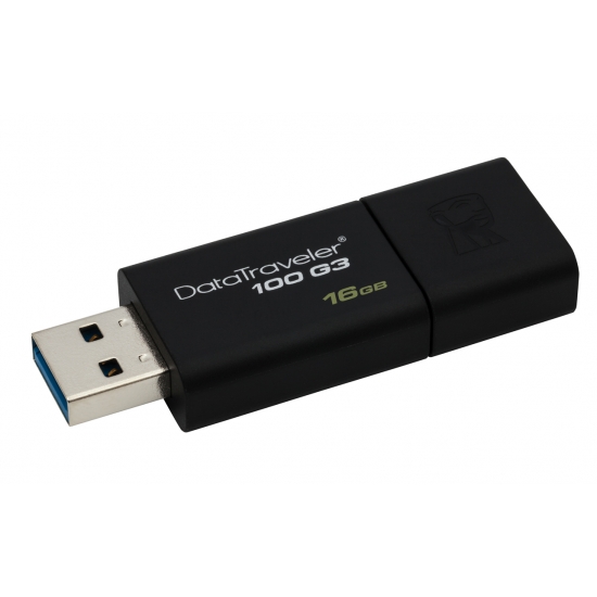Kingston 16GB USB 3.0 DataTraveler DT100 G3 Memory Stick Flash Drive