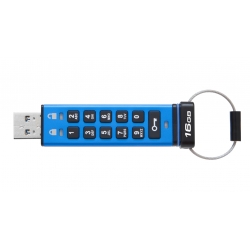 Kingston 16GB DataTraveler Encrypted Flash Drive USB 3.1, Gen1, 120MB/s