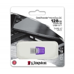 Kingston 128GB DataTraveler MicroDuo Type-A/C Flash Drive USB 3.2, Gen1, 200MB/s