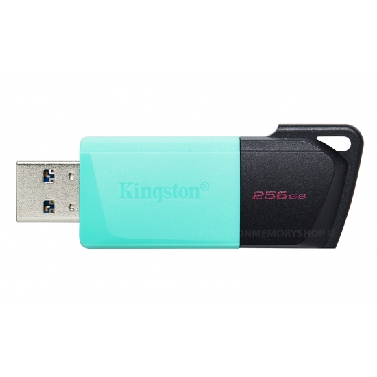 Kingston 256GB DataTraveler Exodia M Type-A Flash Drive USB 3.2, Gen1, Black/Teal