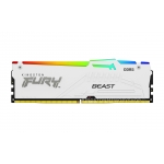 Kingston FURY Beast RGB KF560C36BWEAK2-64 64GB (32GB x2) DDR5 6000MT/s White DIMM [EXPO]