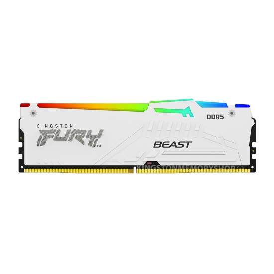 Kingston FURY Beast RGB KF552C36BWE-16 16GB DDR5 5200MT/s White DIMM [EXPO]
