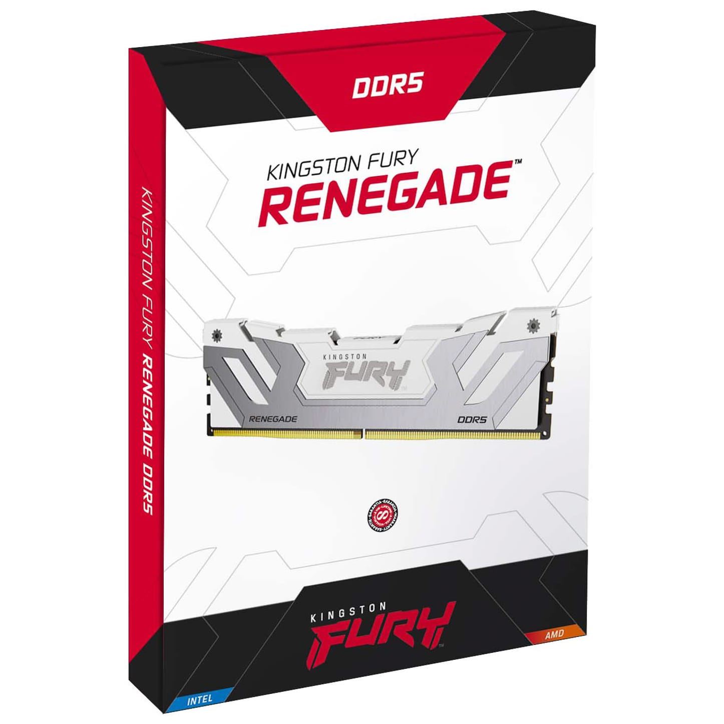 Kingston FURY Renegade 48GB (2x24GB) DDR5 C40 8400MHz CUDIMM Dual Channel Kit - White