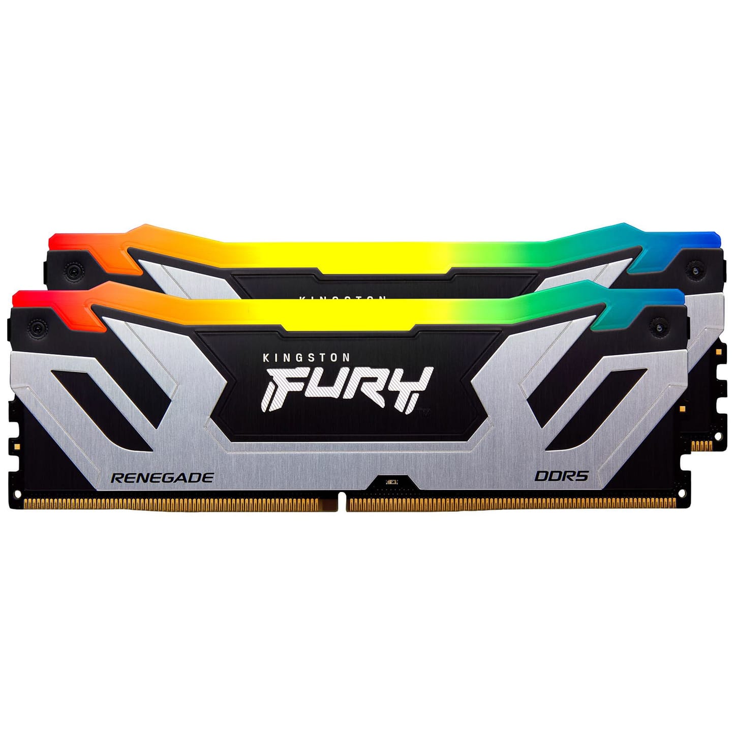 Kingston FURY Renegade RGB 48GB (2x24GB) DDR5 C40 8400MHz CUDIMM Dual Channel Kit - Black/Silver