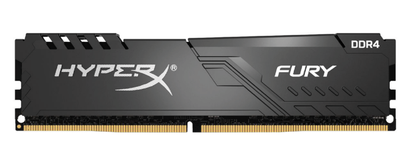HyperX FURY DDR4 8GB 3200MHz メモリー HyperX FURY Memory Black - 8GB Kit*(2x4GB) - DDR4 3200MT/s XMP