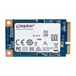 256GB Kingston Industrial mSATA SATA III SSD - , 6GB/s, 550MB/s R, 480MB/s W - Industrial Grade