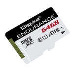 Kingston 64GB High Endurance Micro SD (SDXC) Card U1 A1, 95MB/s R, 30MB/s W