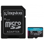 Kingston 128GB Canvas Go Plus Micro SD (SDXC) Card U3, V30, A2, 170MB/s R, 90MB/s W