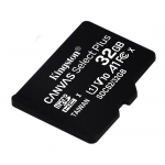 Kingston 32GB Canvas Select Plus Micro SD (SDHC) Card U1, V10, A1, 100MB/s R, 10MB/s W